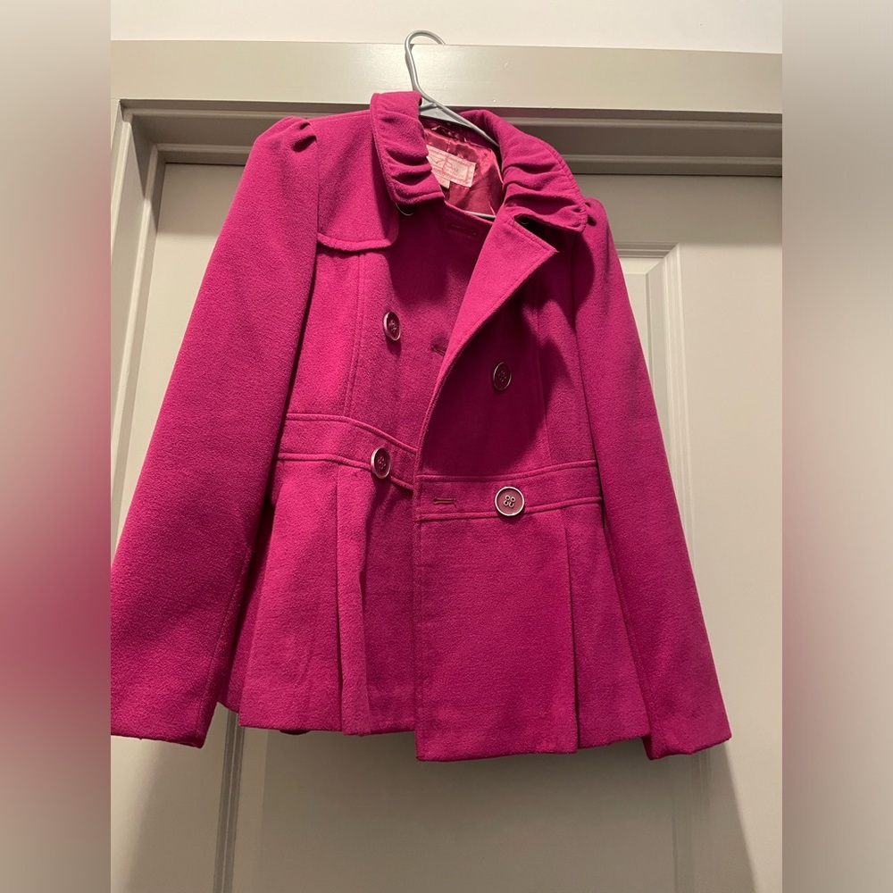 Pink peacoat